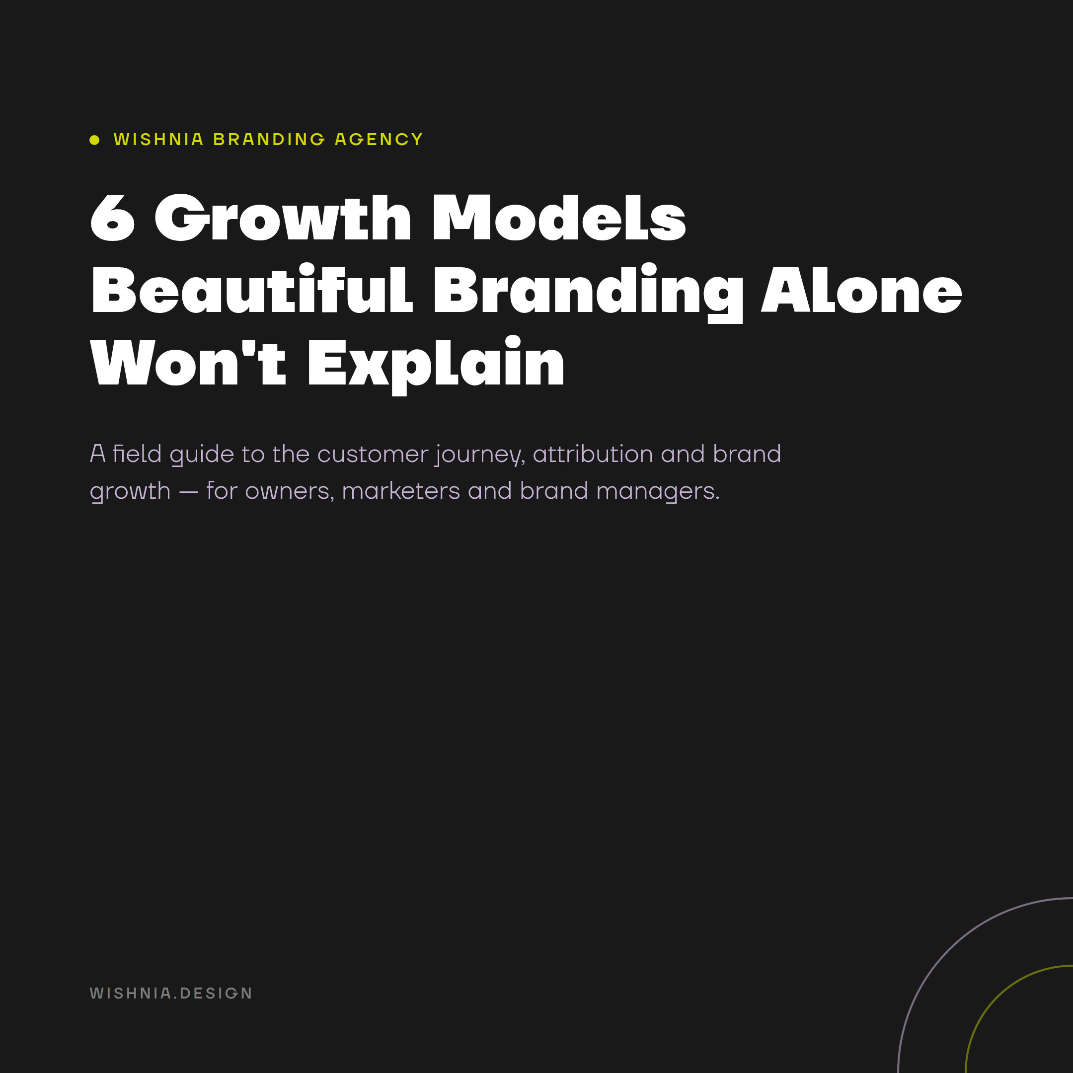 6 Growth Models Beautiful Branding Alone Won't Explain